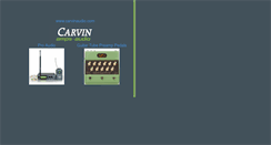 Desktop Screenshot of carvin.com